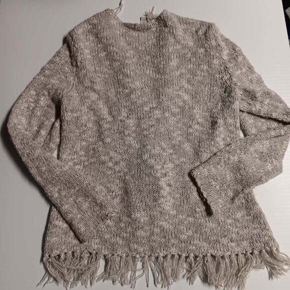 Chicos Over Jacket Short Sweater Cardigan Glitter Edge Professional Knitwear - Picture 2 of 4